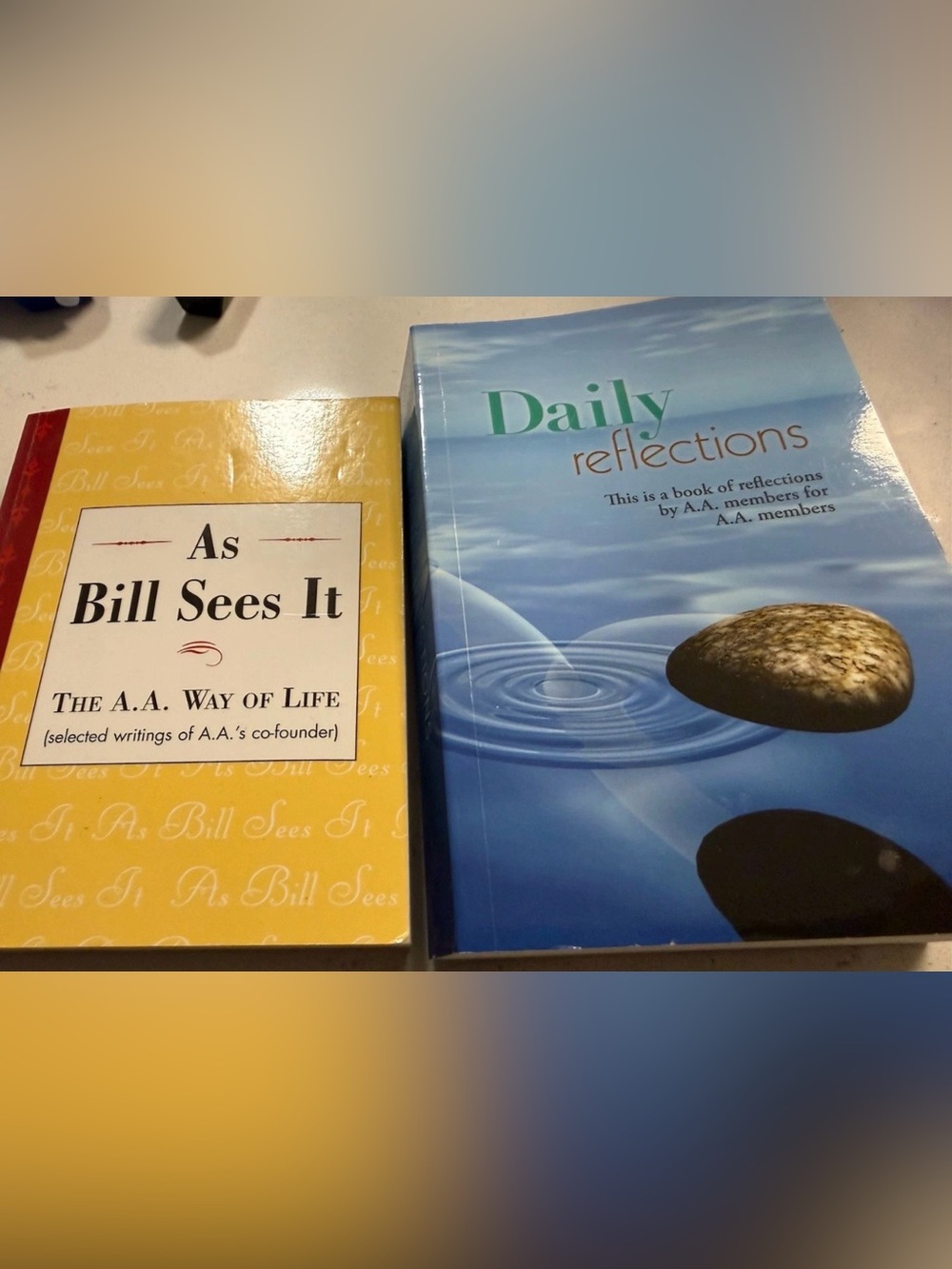 As Bill Sees It & Daily Reflections - Yellow and Blue Book Set